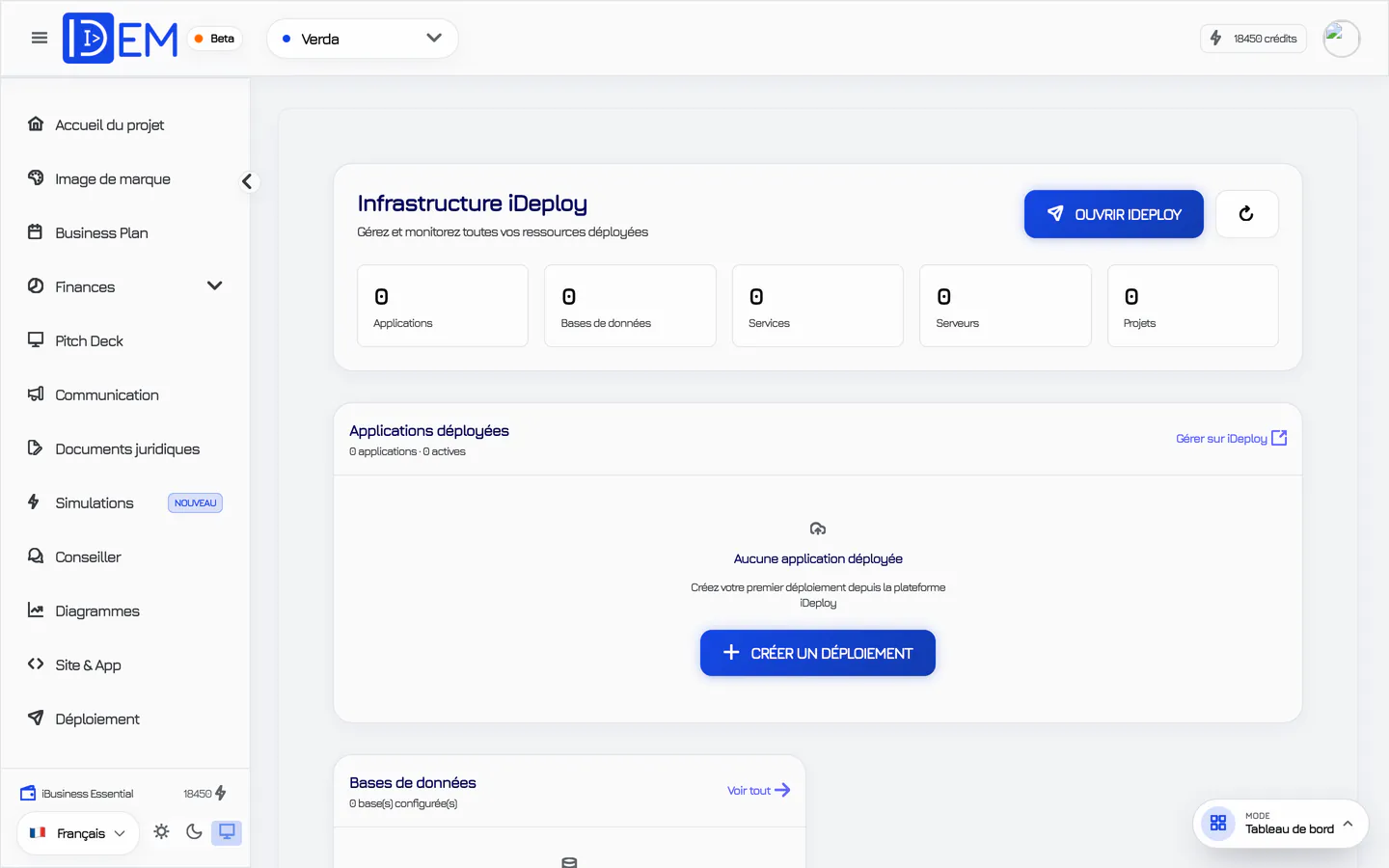 The Verda website online, hosted in Africa